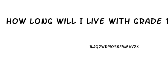 How Long Will I Live With Grade 1 Diastolic Dysfunction