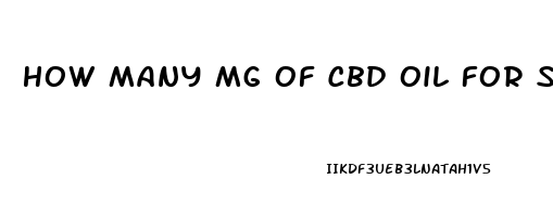 How Many Mg Of Cbd Oil For Seizures