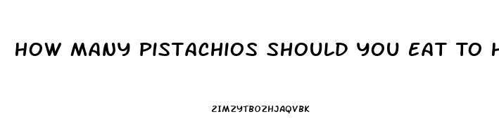 How Many Pistachios Should You Eat To Help You Sleep