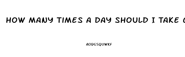 How Many Times A Day Should I Take Cbd Oil