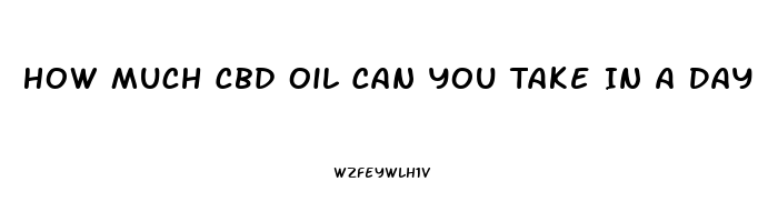 How Much Cbd Oil Can You Take In A Day