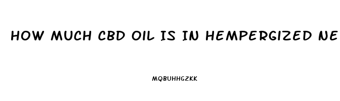 How Much Cbd Oil Is In Hempergized Nergy Drink