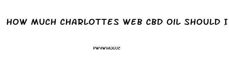 How Much Charlottes Web Cbd Oil Should I Take For Sciatia