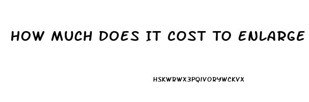 How Much Does It Cost To Enlarge A Penis