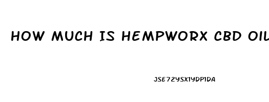 How Much Is Hempworx Cbd Oil