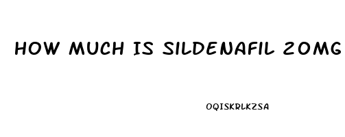 How Much Is Sildenafil 20mg 60 Tablets At Walmart