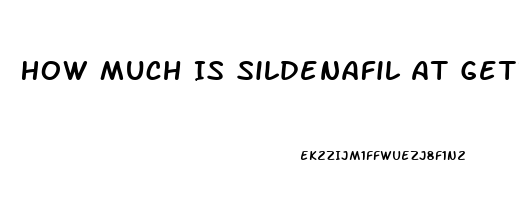 How Much Is Sildenafil At Getroman