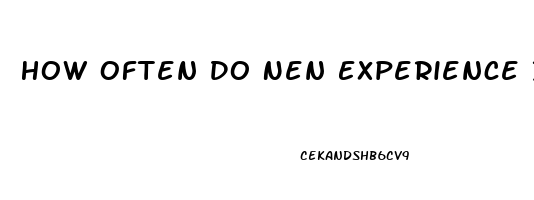 How Often Do Nen Experience Impotence