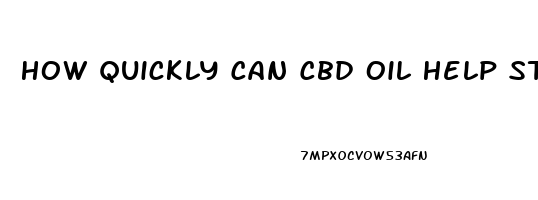 How Quickly Can Cbd Oil Help Stroke Patients