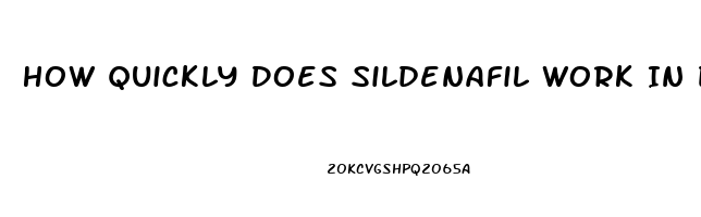 How Quickly Does Sildenafil Work In Dogs