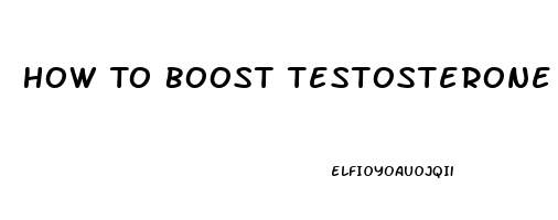 How To Boost Testosterone And Libido Naturally