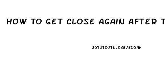 How To Get Close Again After Tbi And Impotence