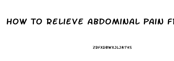 How To Relieve Abdominal Pain From Uti