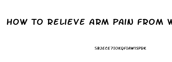 How To Relieve Arm Pain From Working Out