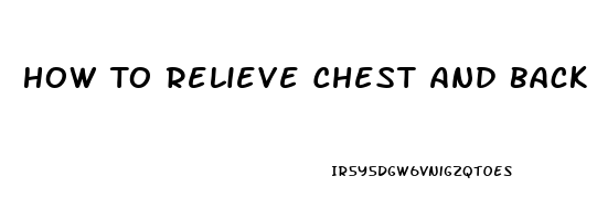 How To Relieve Chest And Back Pain From Coughing