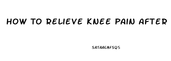 How To Relieve Knee Pain After Exercise