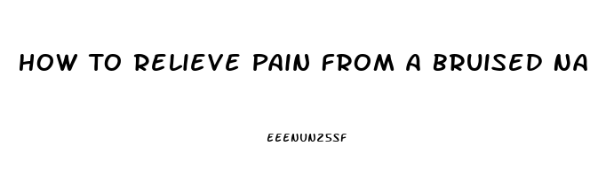 How To Relieve Pain From A Bruised Nail