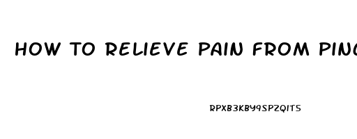 How To Relieve Pain From Pinched Nerve In Foot