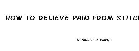 How To Relieve Pain From Stitches After Delivery