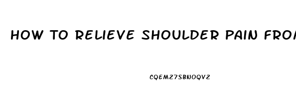 How To Relieve Shoulder Pain From Crutches