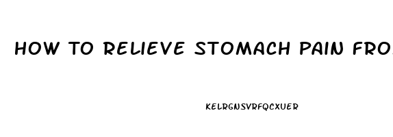 How To Relieve Stomach Pain From Aspirin