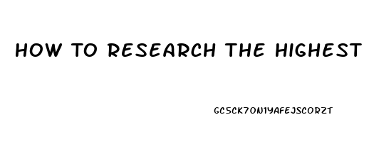 How To Research The Highest Quality Cbd Oil 2023