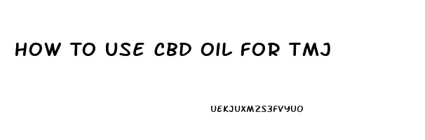 How To Use Cbd Oil For Tmj