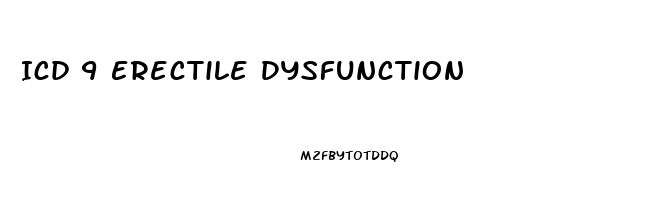 Icd 9 Erectile Dysfunction