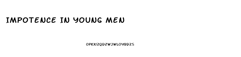 Impotence In Young Men