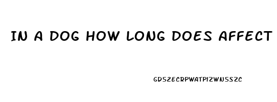 In A Dog How Long Does Affect Of Cbd Oil Last