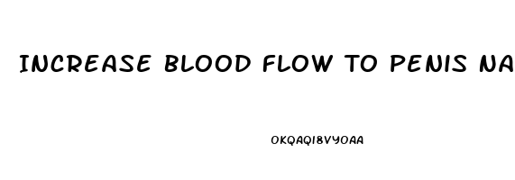 Increase Blood Flow To Penis Naturally