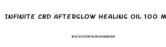 Infinite Cbd Afterglow Healing Oil 100 Mil What Happens If You Put Drops Under Tongue