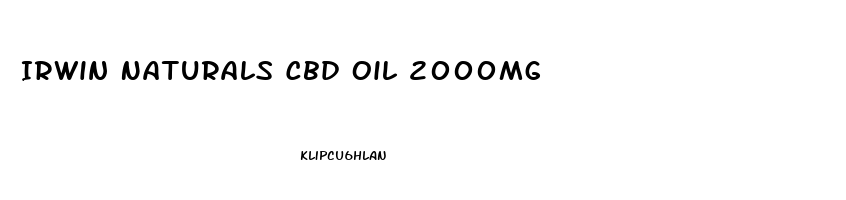 Irwin Naturals Cbd Oil 2000mg