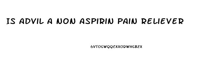 Is Advil A Non Aspirin Pain Reliever