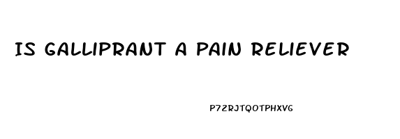 Is Galliprant A Pain Reliever