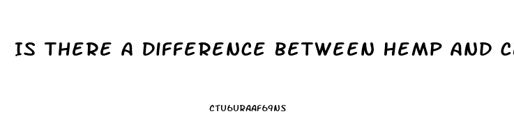 Is There A Difference Between Hemp And Cbd Gummies