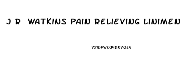 J R Watkins Pain Relieving Liniment