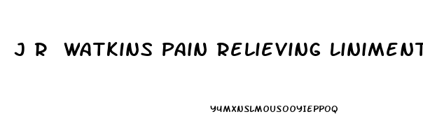 J R Watkins Pain Relieving Liniment