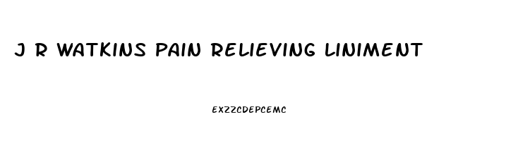 J R Watkins Pain Relieving Liniment