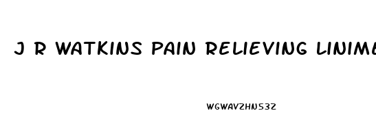 J R Watkins Pain Relieving Liniment Review