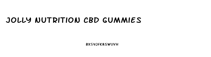 Jolly Nutrition Cbd Gummies