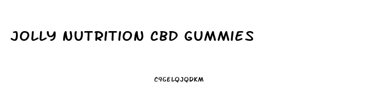 Jolly Nutrition Cbd Gummies