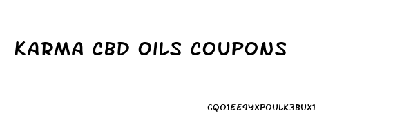 Karma Cbd Oils Coupons