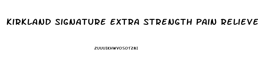 Kirkland Signature Extra Strength Pain Reliever 500 Tablets