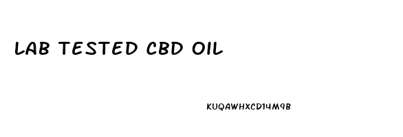 Lab Tested Cbd Oil