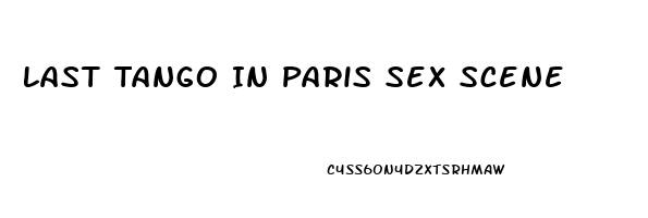 Last Tango In Paris Sex Scene