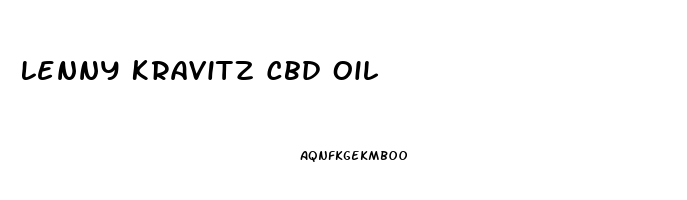 Lenny Kravitz Cbd Oil