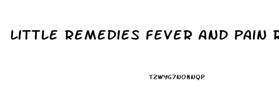 Little Remedies Fever And Pain Reliever Recall