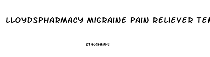 Lloydspharmacy Migraine Pain Reliever Tens Machine