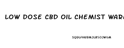 Low Dose Cbd Oil Chemist Warehouse